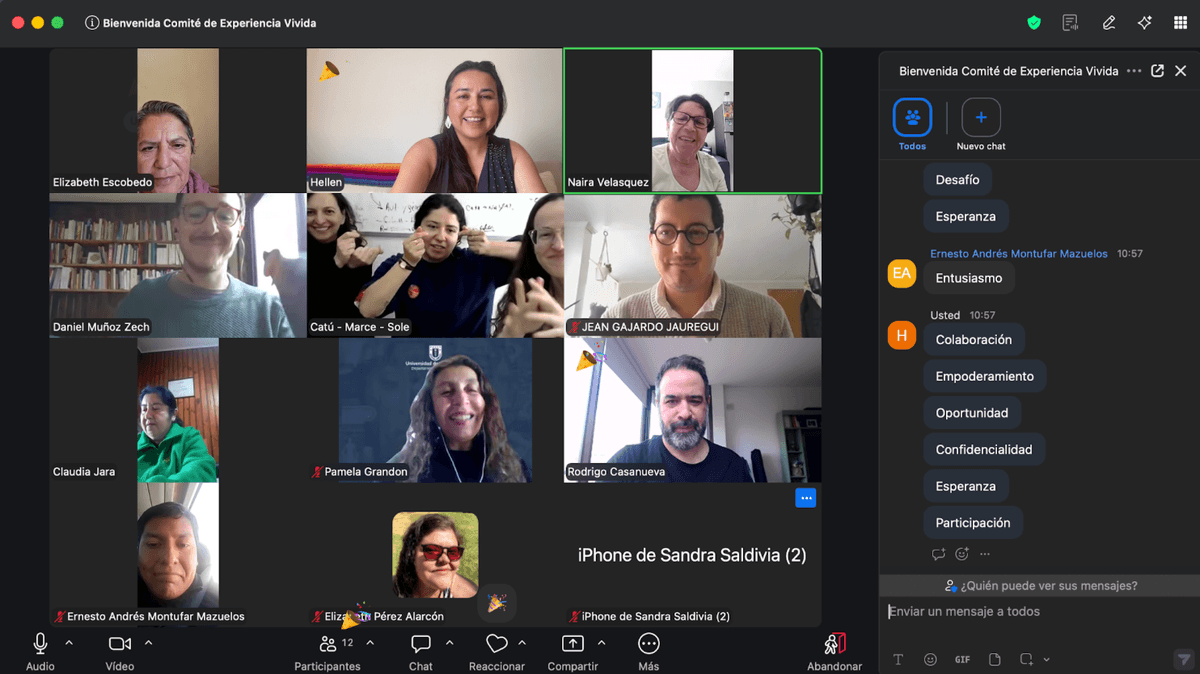 Imagen de la actividad: CIADES da la bienvenida a su Comité de Experiencia Vivida